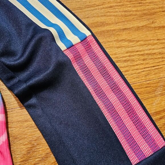 Adidas Pharrell Human Race Track Jacket Women's XS Navy Pink White Soccer Run LE - Picture 8 of 14